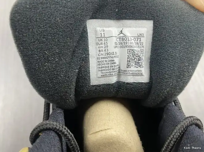 Kicked Out Shoe Store CT8013-071 Jordan 12 Air Taxi Black 0619